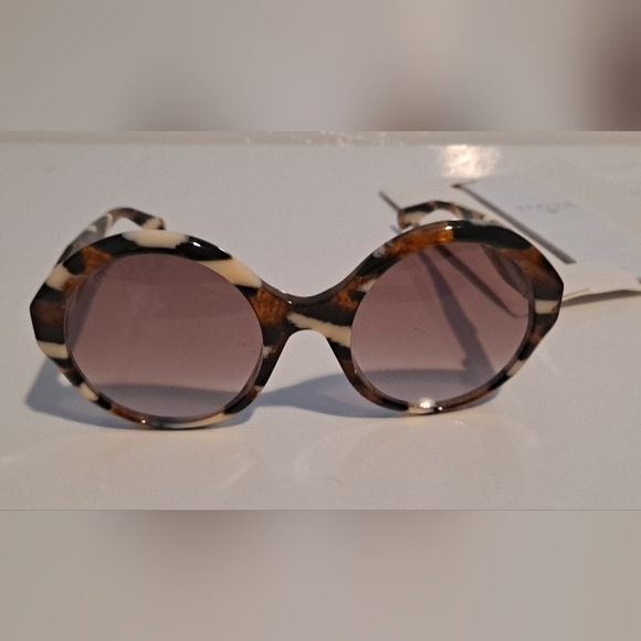 Gucci Round-Frame Animal print authentic - Picture 3 of 16